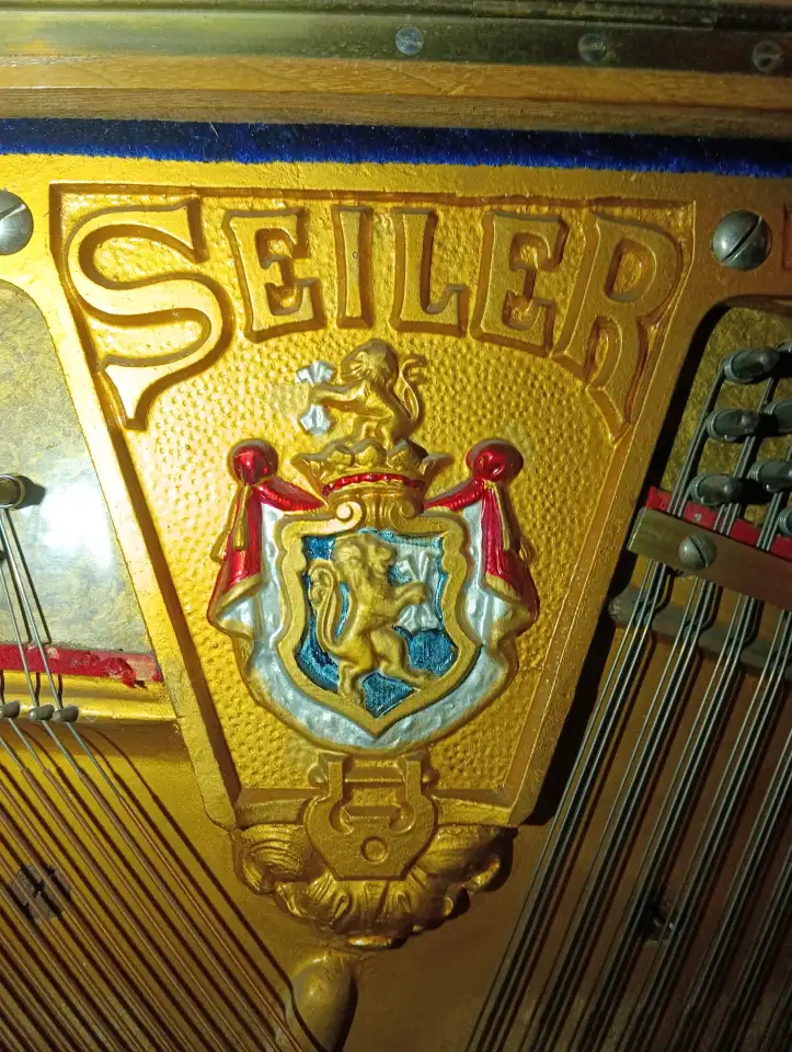 Антикварное пианино Ed.Seiler производства Германии,гг., фотография 10