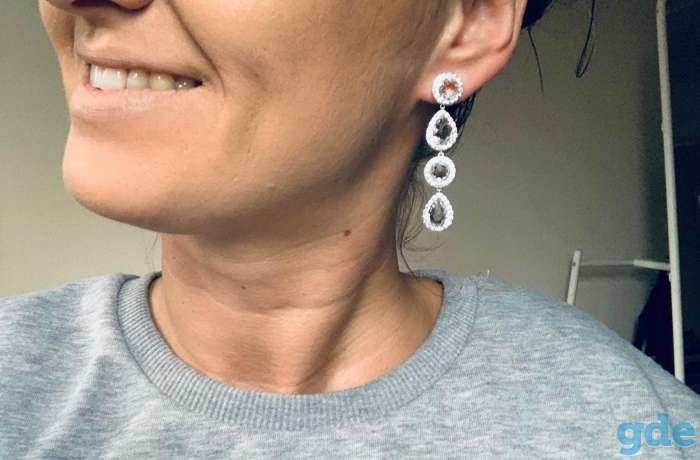 Серьги «Zara» (новые) 5,5см, фотография 1