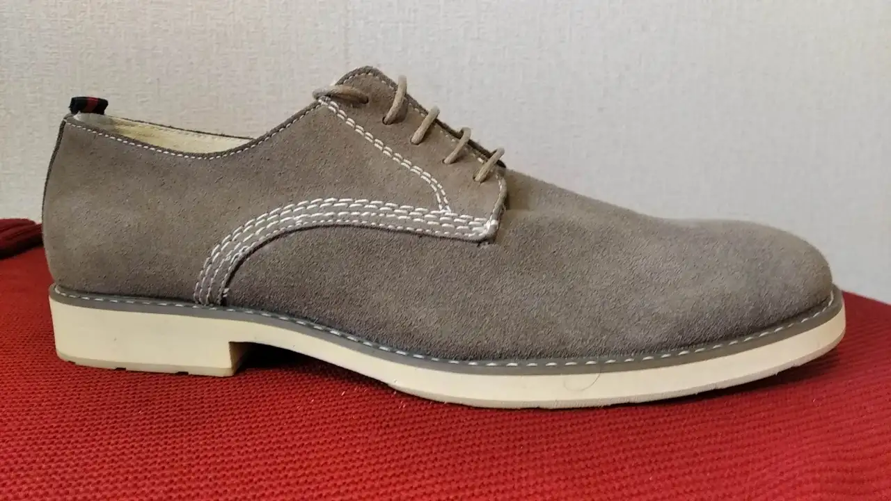 Муж. туфли из натур. замши 43-43,5 р-р, фотография 9