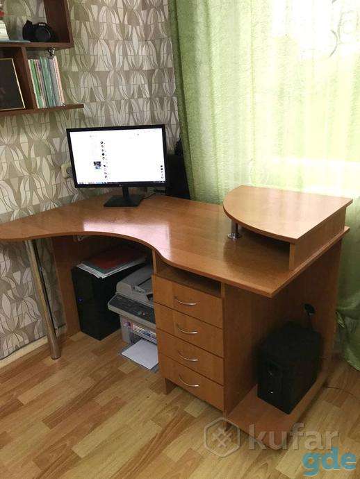 СТОЛ ПИСЬМЕННЫЙ + КОМПЬЮТЕРНЫЙ, фотография 2