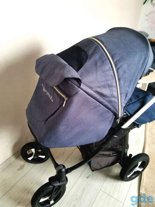 Детская коляска Baby Design Husky 2в1 плюс зимний конверт, фотография 7