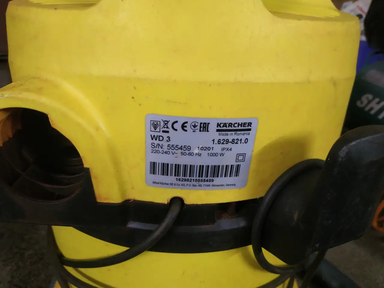 Пылесос строительный Karcher, фотография 3