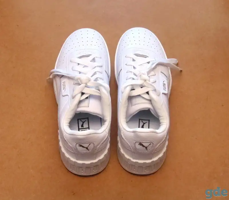 Женские кроссовки Puma Cali Bold белый цвет. Р-р 39. Материал: натуральная кожа., фотография 3