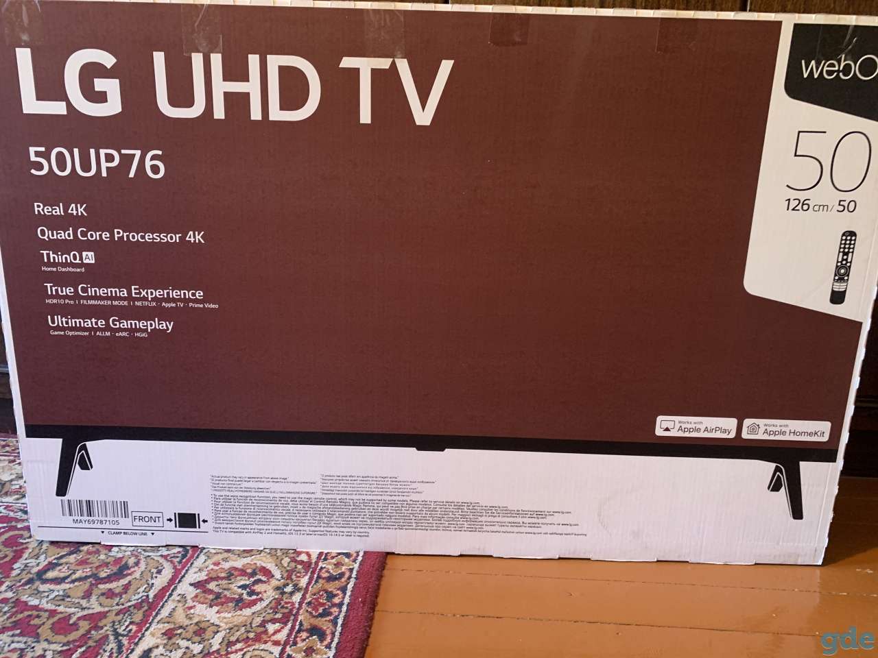 Телевизор LG UHD TV 50UP76, фотография 1