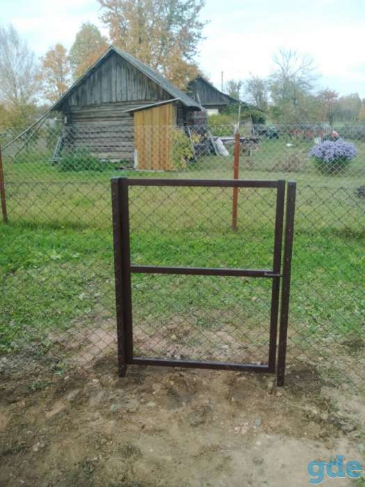 Установка заборов из сетки рабица, фотография 5