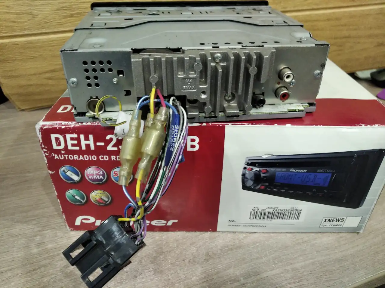 Автомагнитола CDMP3 Pioneer USB оригинал, фотография 2