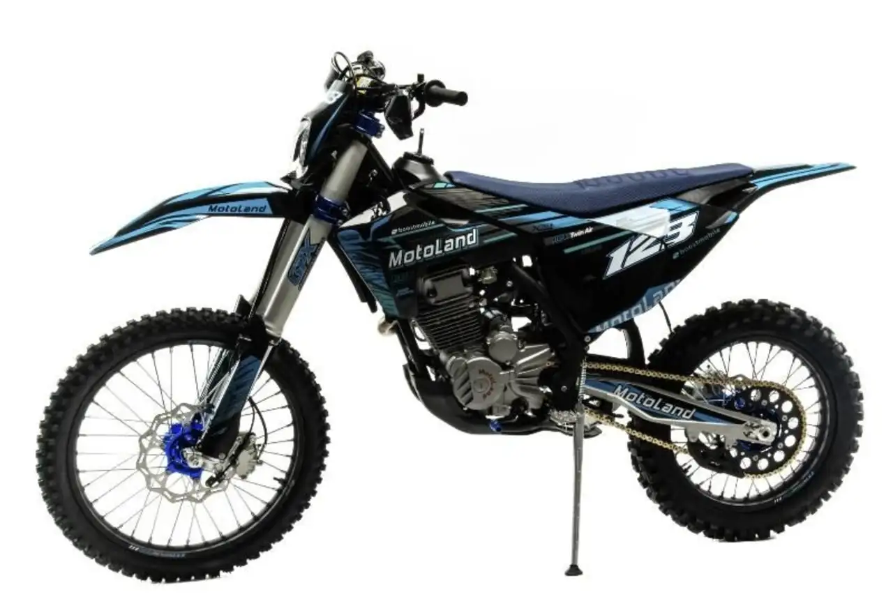 Мотоцикл кросс motoland xt 250 st 21/18 (172fmm) синий, фотография 1