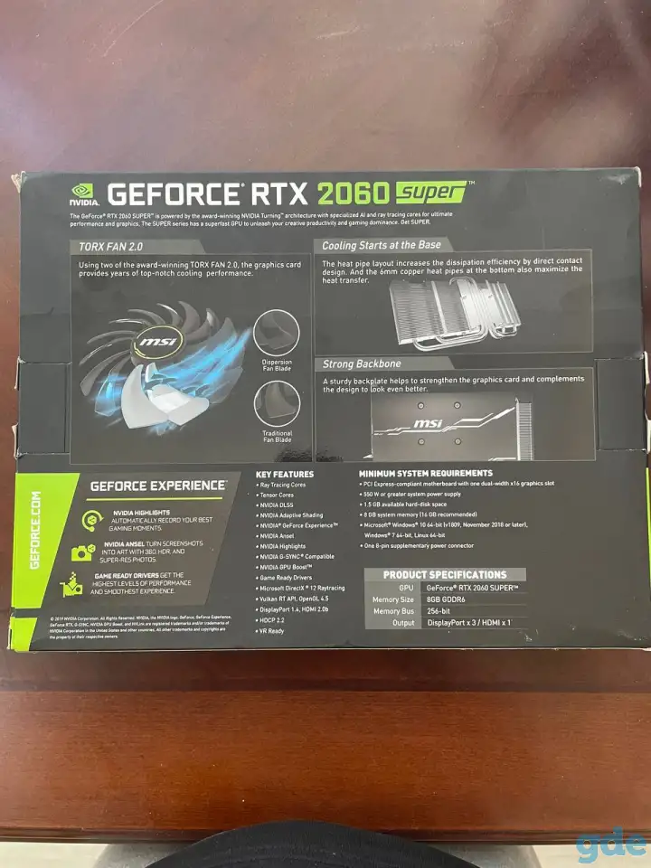 MSI GeForce RTX 2060 Super Ventus GP OC 8GB GDDR6, фотография 2