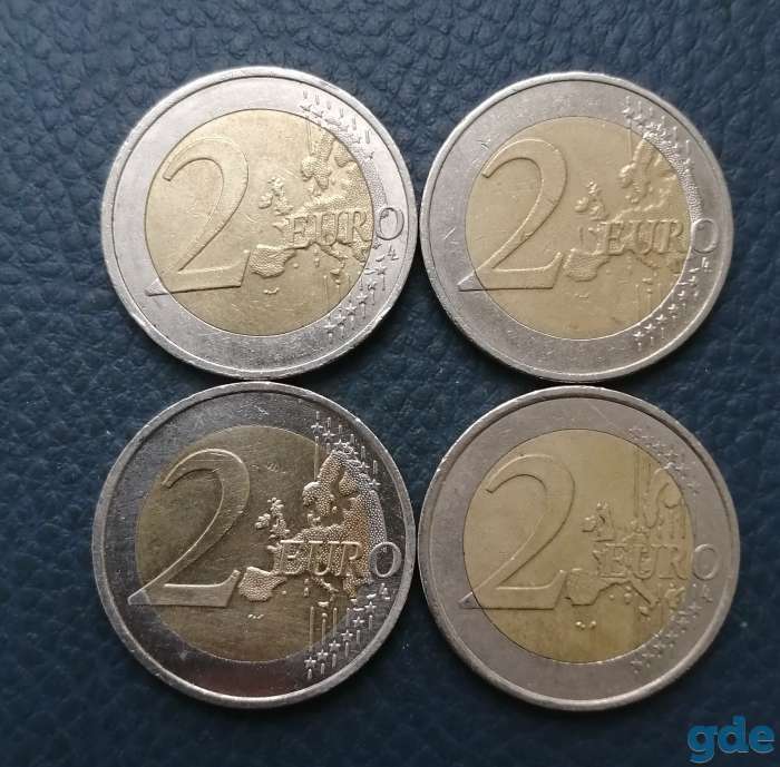 Юбилейные монеты 2 евро., фотография 2