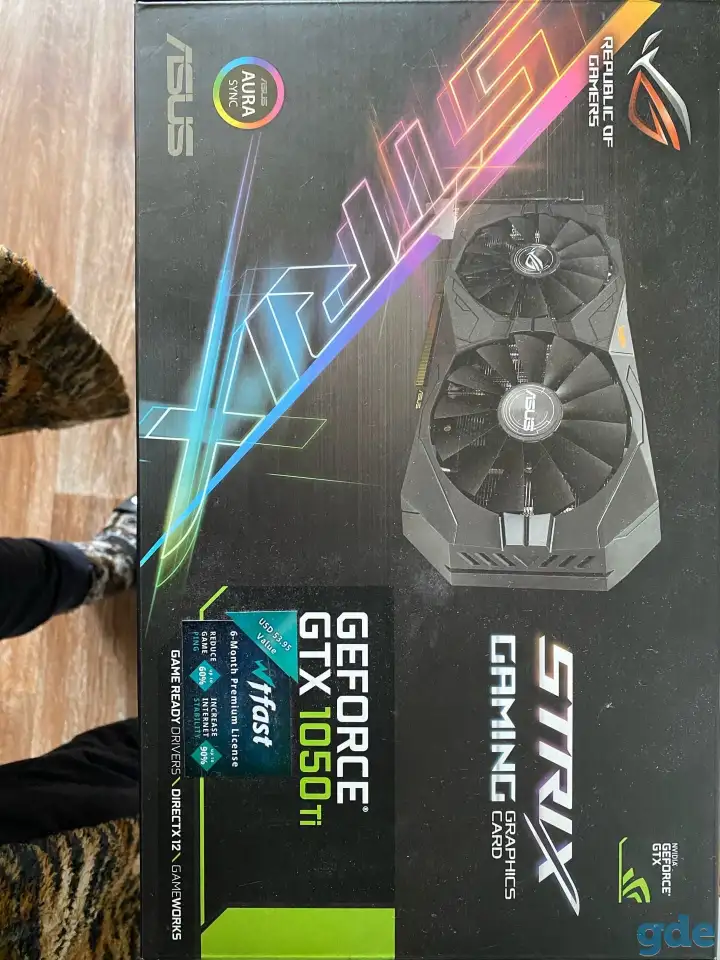 Asus GTX 1050 TI 4 gb Strix Gaming, фотография 2