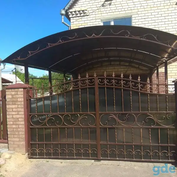 Кованые изделия, ворота, калитки, заборы из металла профиля, фотография 5