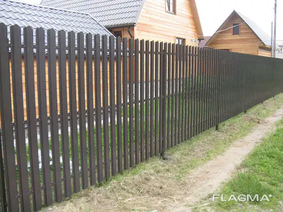 Забор из металоштакета под ключ жодино барисов смолевичи, фотография 2