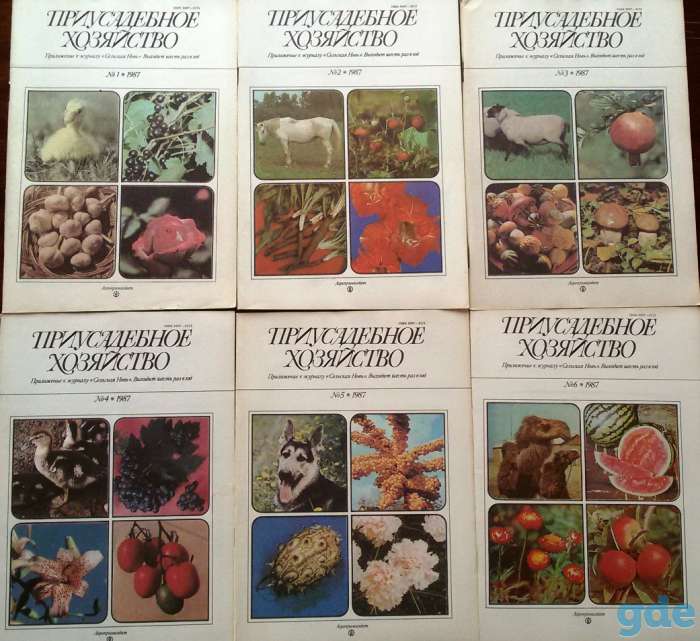 Приусадебное хозяйство, журн. за 1986,87,88,89г, фотография 2