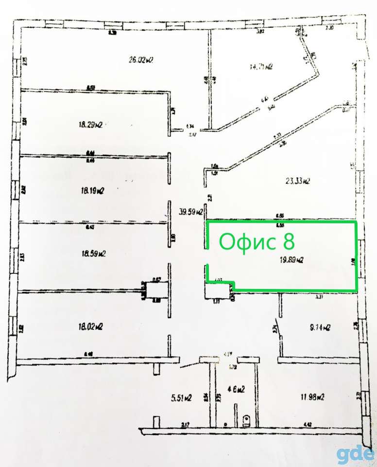 В аренду офис 19.9 м2 в Уручье, от собственника, фотография 2