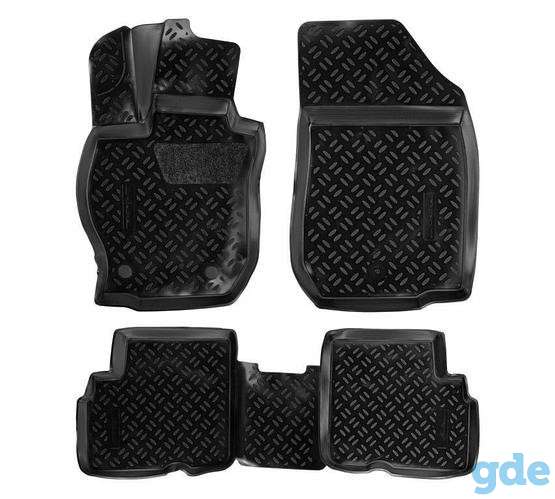 Коврики резиновые в салон и багажник в Nissan Almera Comfort+ (Ниссан Альмера Comfort+), фотография 1