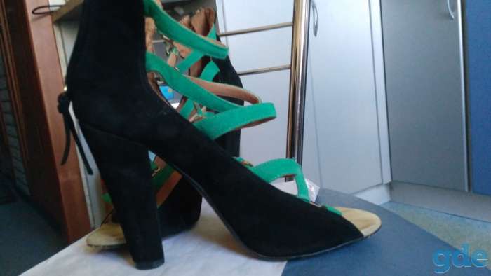 Красивые открытые туфли ZARA р. 39-40, фотография 4
