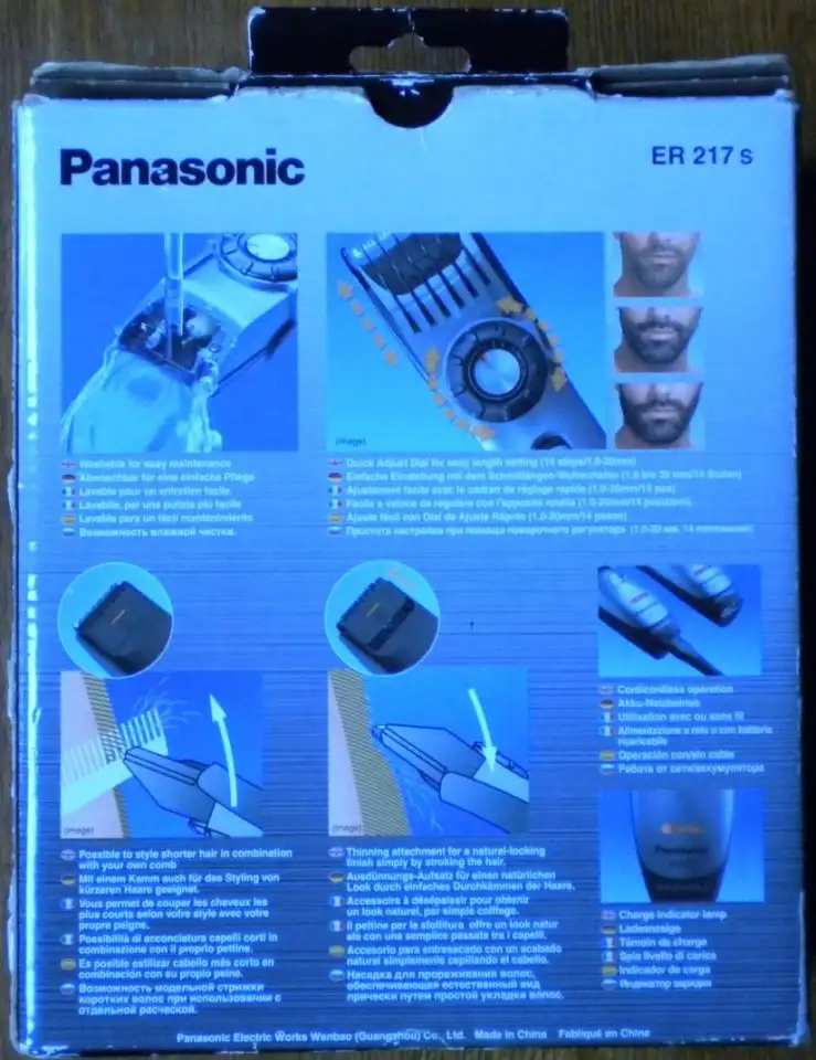 Машинка для стрижки Panasonic ER217s, фотография 2
