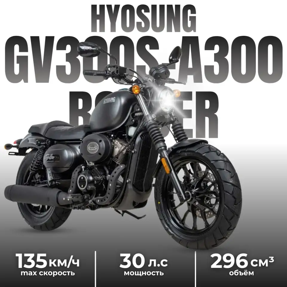 Мотоцикл Hyosung GV300S-A Bobber, фотография 1