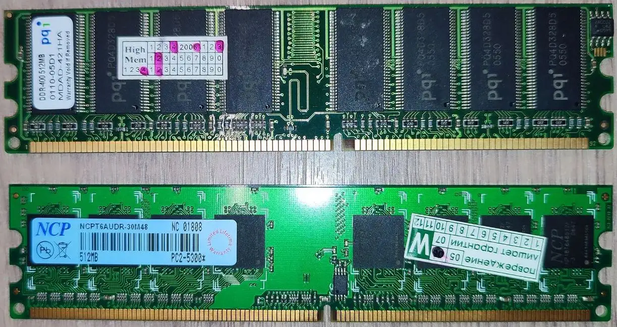 Оперативная память ОЗУ для РС DDR 512MB, фотография 1