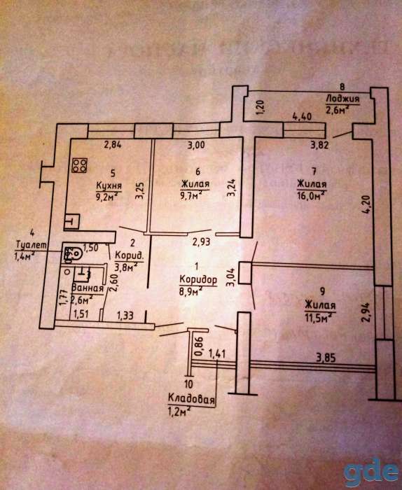 Продам 3-х комнатную квартиру в г. Барановичи по ул. Брестская, 230, фотография 1