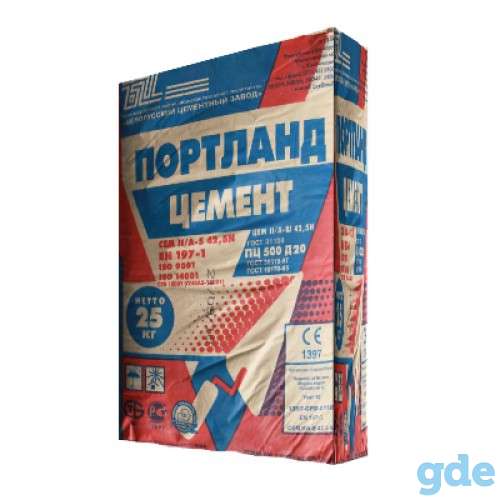 Цемент М500 Д0 25кг., фотография 1
