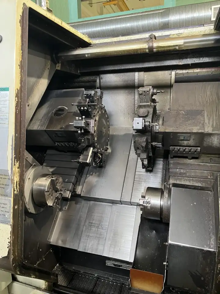 Токарный станок TNC-N200DST с ЧПУ Fanuc (с контршпинделем), фотография 3