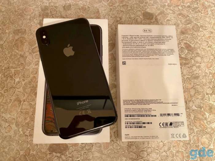 iPhone XS Max. 64 GB. Black, фотография 2