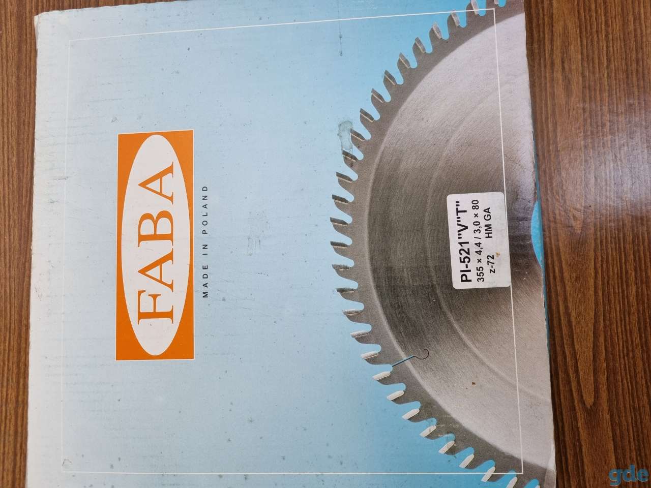 Дисковая пила FABA PI-521 VT 355*4.4/3.0*80 z-72, фотография 2