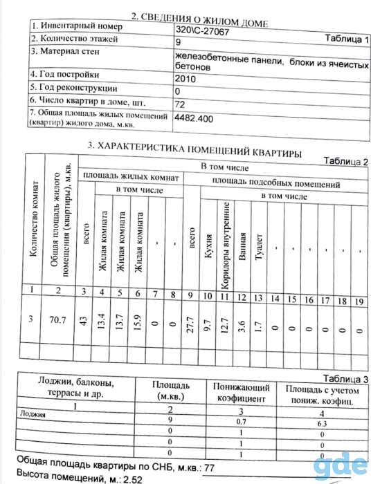 продается отличная 3х комнатная квартира в 18 микрорайоне, фотография 2