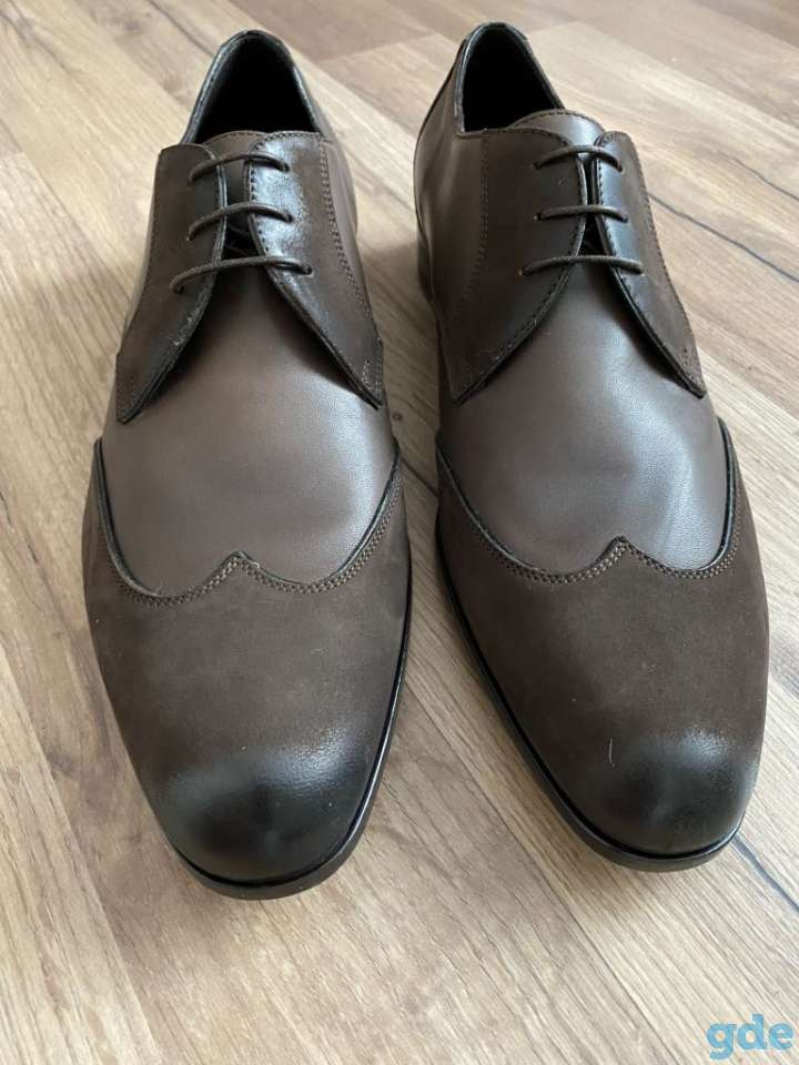 Новые туфли Zegna 8 12 стелька 29 см, фотография 6