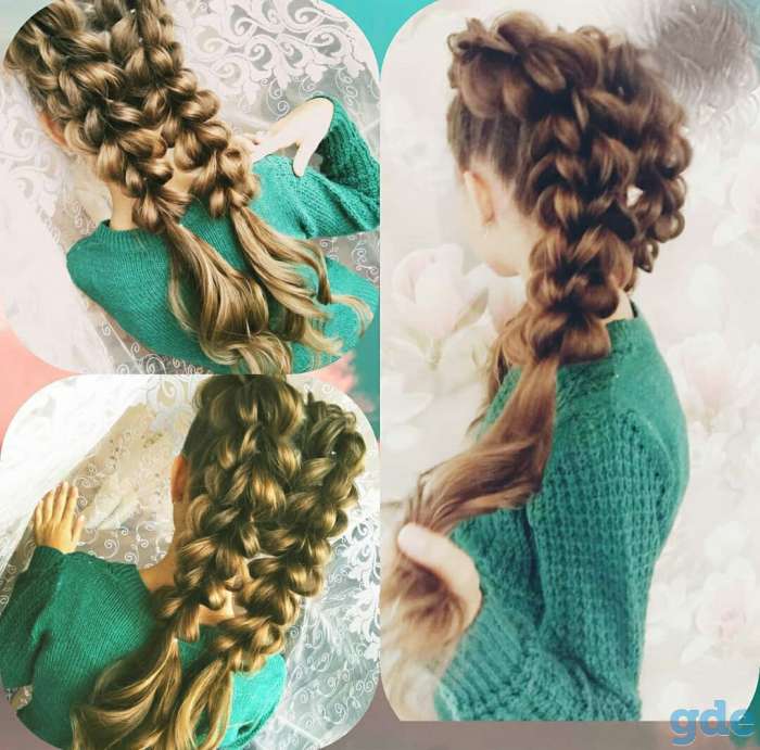 Плетение косы с канекалоном., фотография 3