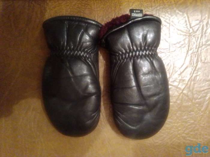 Детские кожаные рукавицы, фотография 1