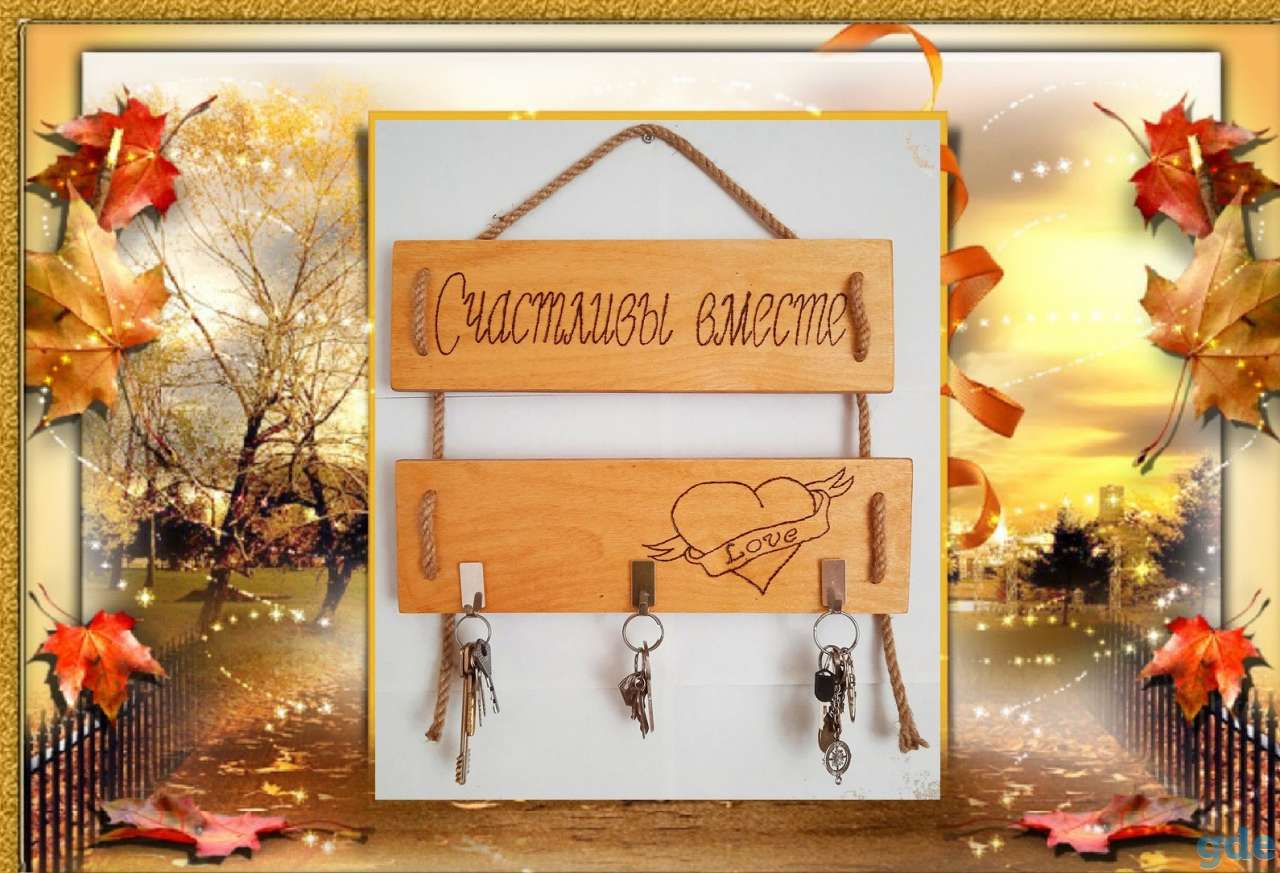 Декоративная ключница, фотография 3