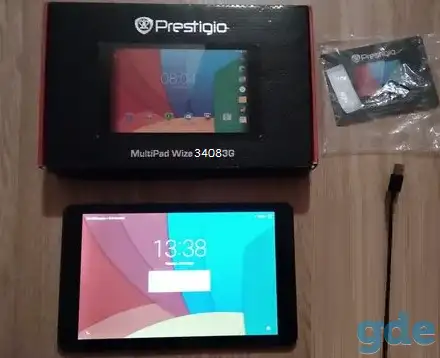 Планшет Prestigio Multipad 3408 8Gb 3G Ютуб Вайбер полный комплект., фотография 2