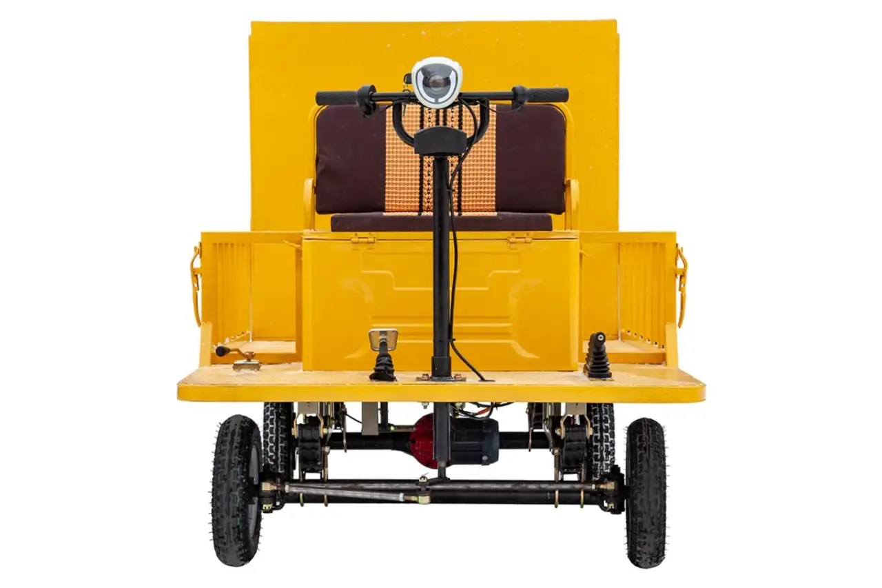 Платформенная тележка электрическая rutrike перон трап, фотография 5