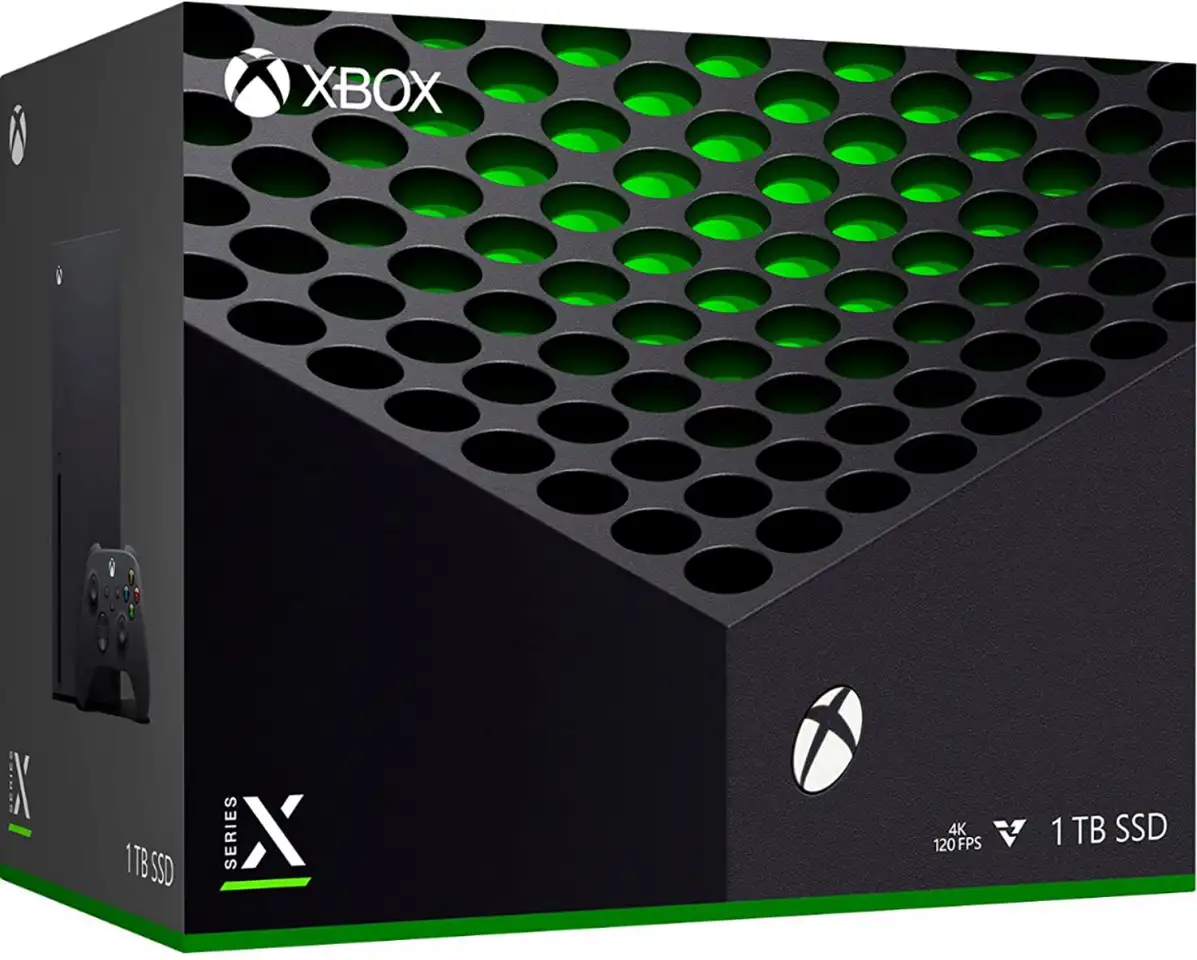 Игровая консоль Microsoft Xbox Series X 1 ТБ, черная, новая оригинальная запечатанная, фотография 2