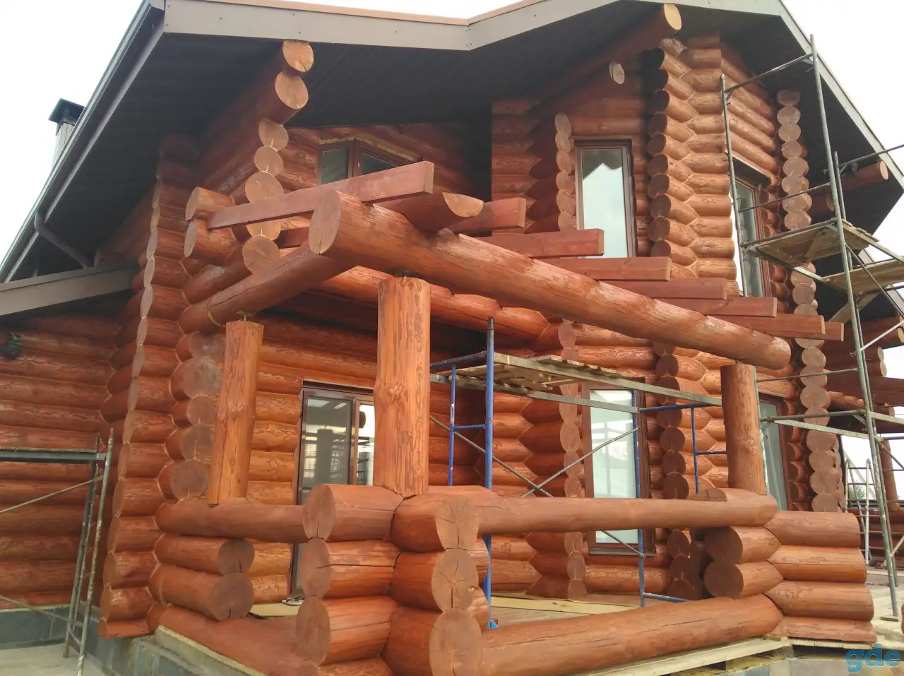 Шлифовка, покраска домов, бань и. т. д, фотография 1
