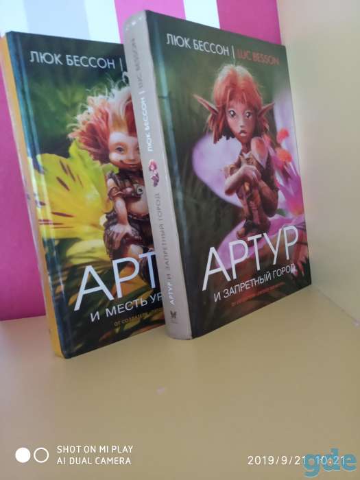 Книги Артур и месть Урдалака и Артур и запретный город, фотография 1