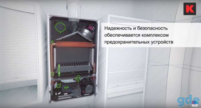 Газовый котел Bosch GAZ 6000 WBN 18 C RN двухконтурный с коаксиальным дымоходом., фотография 2