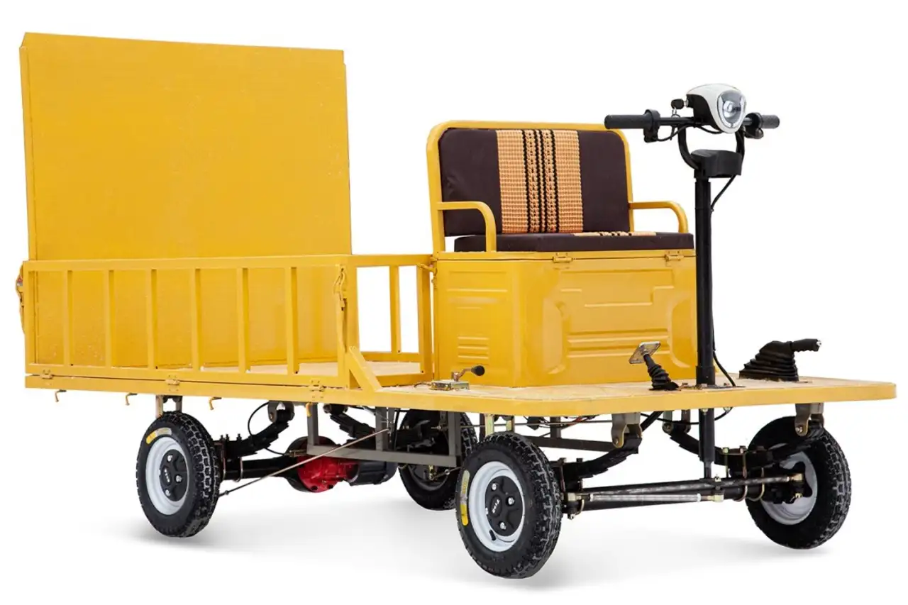 Платформенная тележка электрическая rutrike перон трап, фотография 1