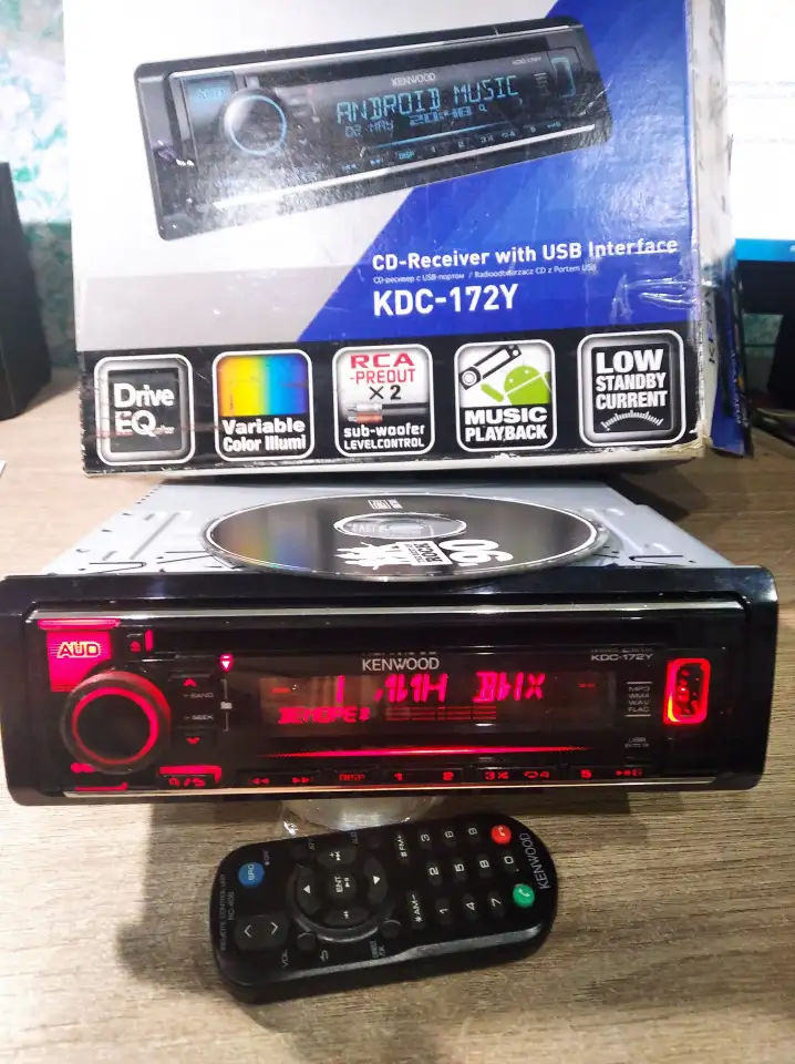 CDMP3-USB: магнитола Kenwood KDC-172Y, фотография 4