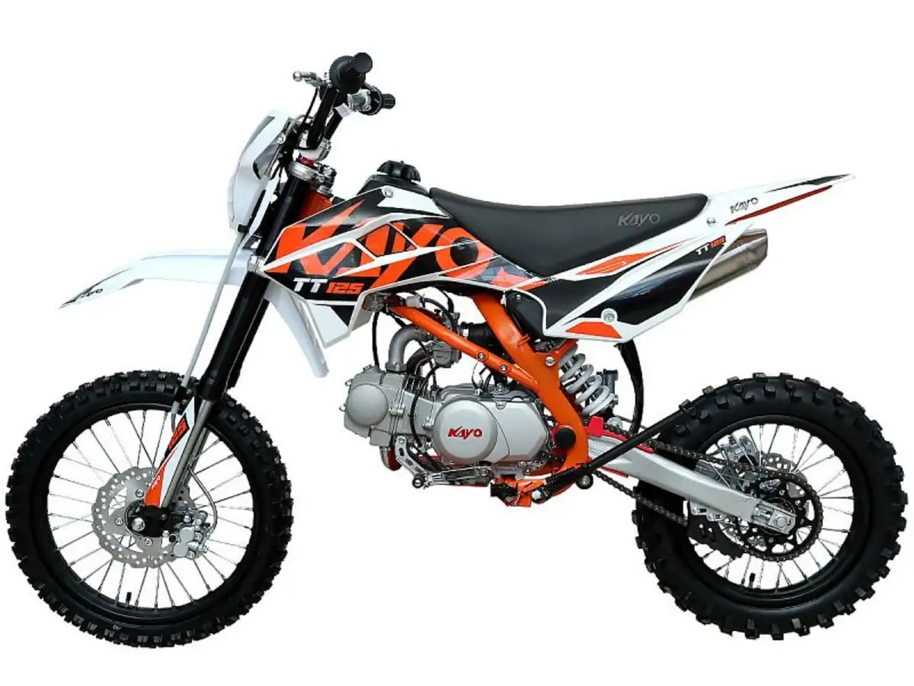 Питбайк kayo basic k125 17/14 krz (механ. сцепл., кикстартер, 2024 г.), фотография 2