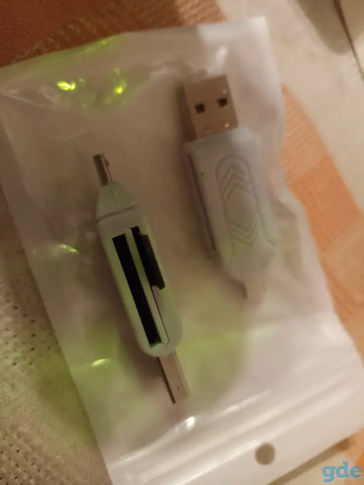 Переходник USB - Micro USB SD и Mini SD flash карт, фотография 2
