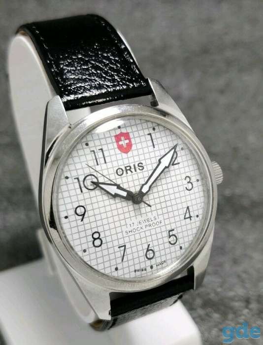 Мужские механические винтажные часы Oris 80s 38 мм, фотография 1