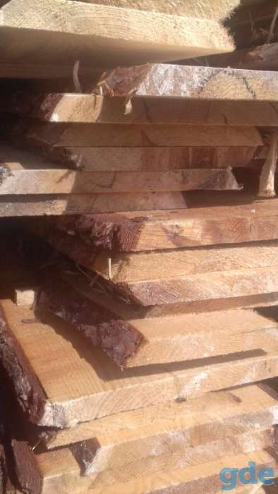 продам не обрезную доску 25+/100+/4000+ (Сосна) 3 и 4 сорт, фотография 2