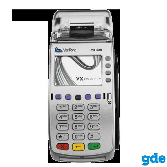Продам терминал VeriFone VX520, немного Б.У, фотография 1