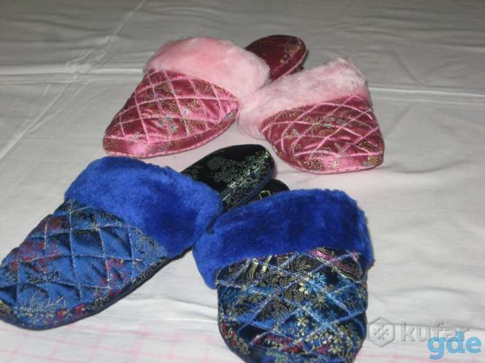 Тапочки комнатные. Раз. 35-36. Цена 10 р., фотография 2