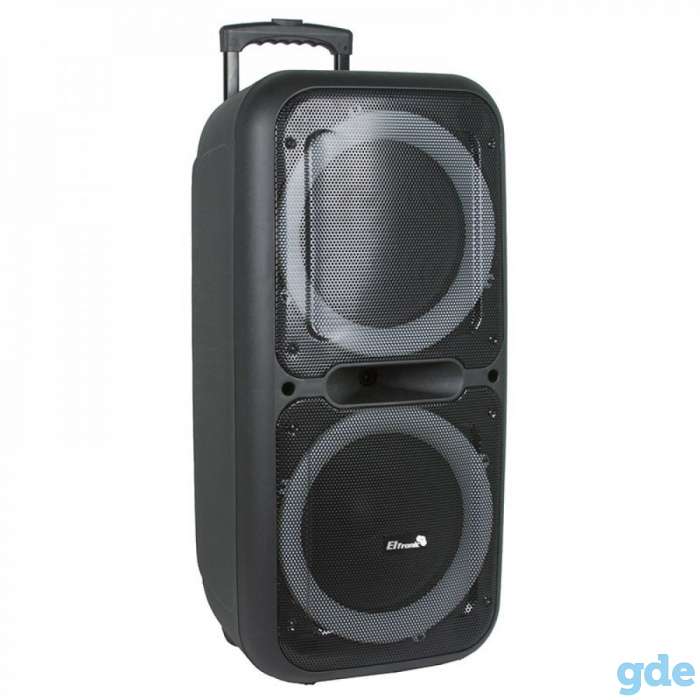 ELTRONIC EL8-22 CRAZY BOX минск продам беспроводную колонку с 2 радиомикрофонами, фотография 1