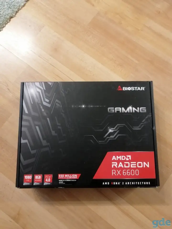 BIOSTAR Radeon RX 6600 8GB GDDR6 VA6606RM81, фотография 1