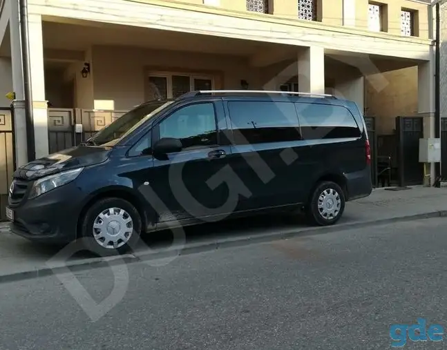 Рейлинги продольные ABS серебристые для Mercedes Vito W447, фотография 2